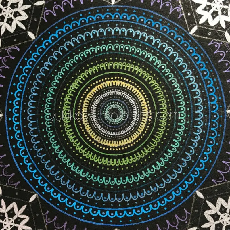 曼荼羅アート「水の元素」｜Mandala art 