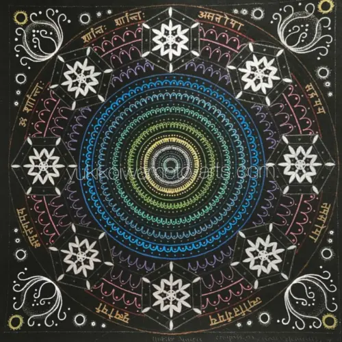 曼荼羅アート「水の元素」｜Mandala art 