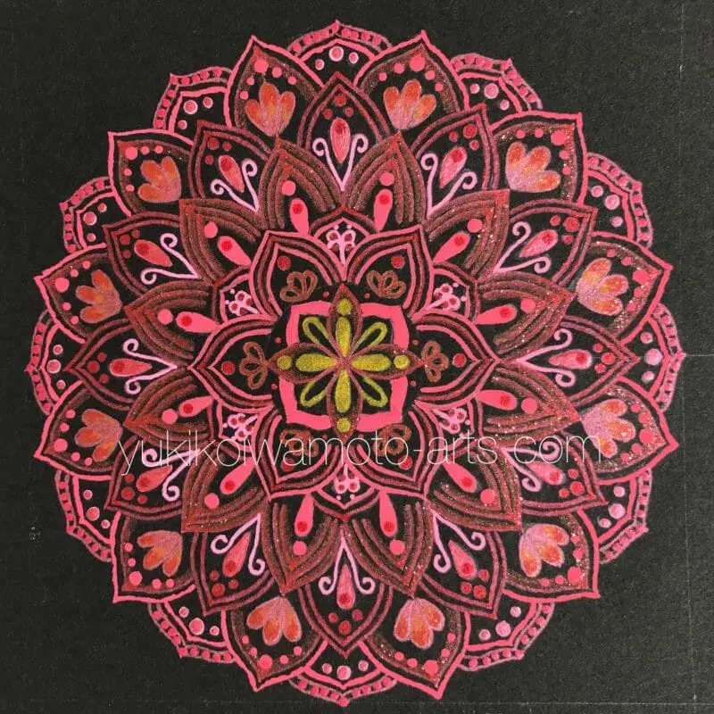 曼荼羅アート「愛」｜Mandala art 