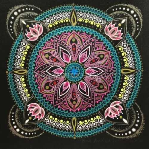 曼荼羅アート（Mandala Art) 曼荼羅アート「純粋な神聖な愛」｜Mandala art 