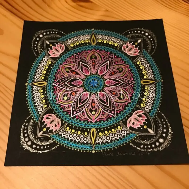 曼荼羅アート「純粋な神聖な愛」｜Mandala art “Pure Divine love