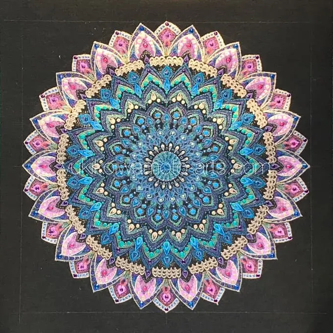 曼荼羅アート「煌き」｜Mandala art 