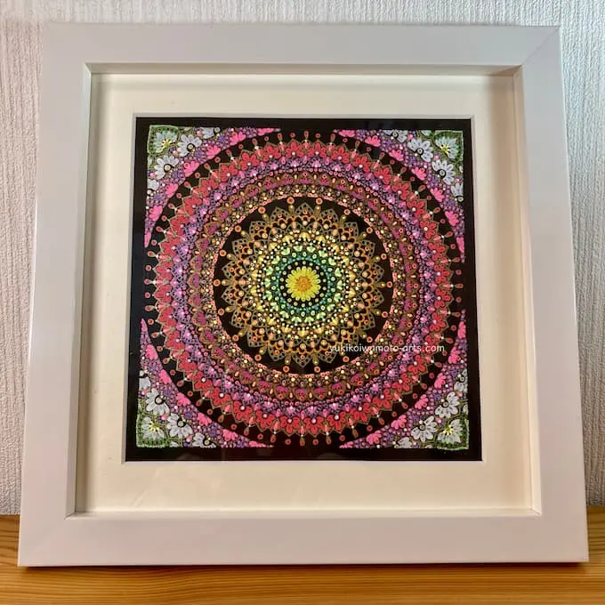 曼荼羅アート「咲き誇る」｜Mandala art 