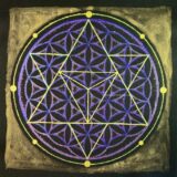 【神聖幾何学】フラワー・オブ・ライフとマカバのコンビネーション「宇宙」