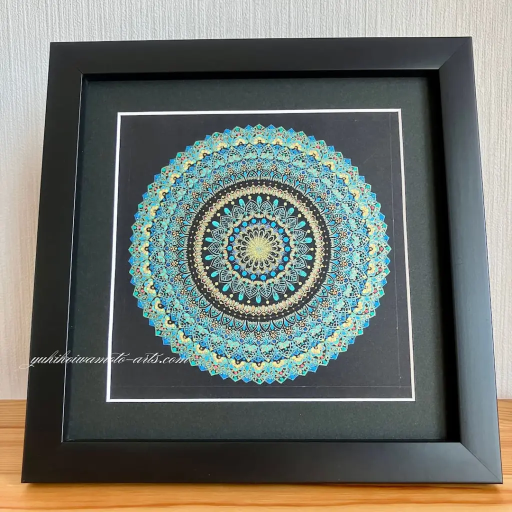 曼荼羅アート「恩寵」｜Mandala art “Grace” | 幸運を呼ぶ曼荼羅アート