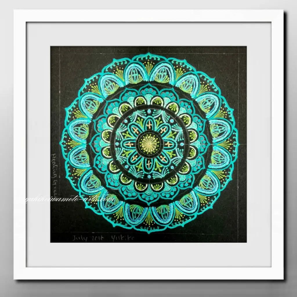 曼荼羅アート（Mandala Art) デジタル曼荼羅アート「歓喜」｜Digital Mandala art 
