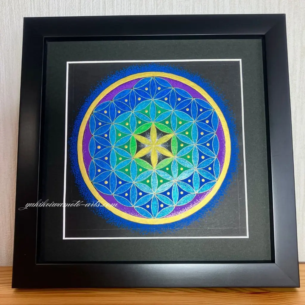 神聖幾何学】フラワー・オブ・ライフ「碧の扉」｜[Sacred Geometry