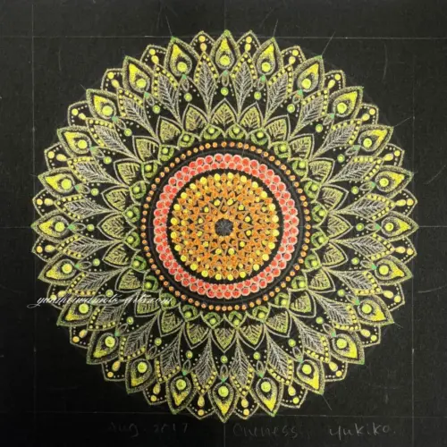 曼荼羅アート「あなたのために」｜Mandala art “For you” | 幸運を呼ぶ