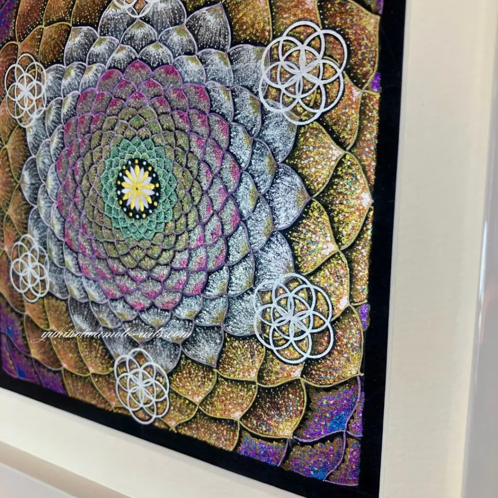 曼荼羅アート「慈悲」｜Mandala art 