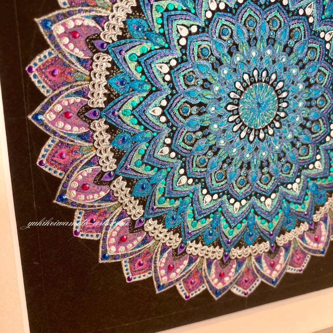 曼荼羅アート「煌き」｜Mandala art 