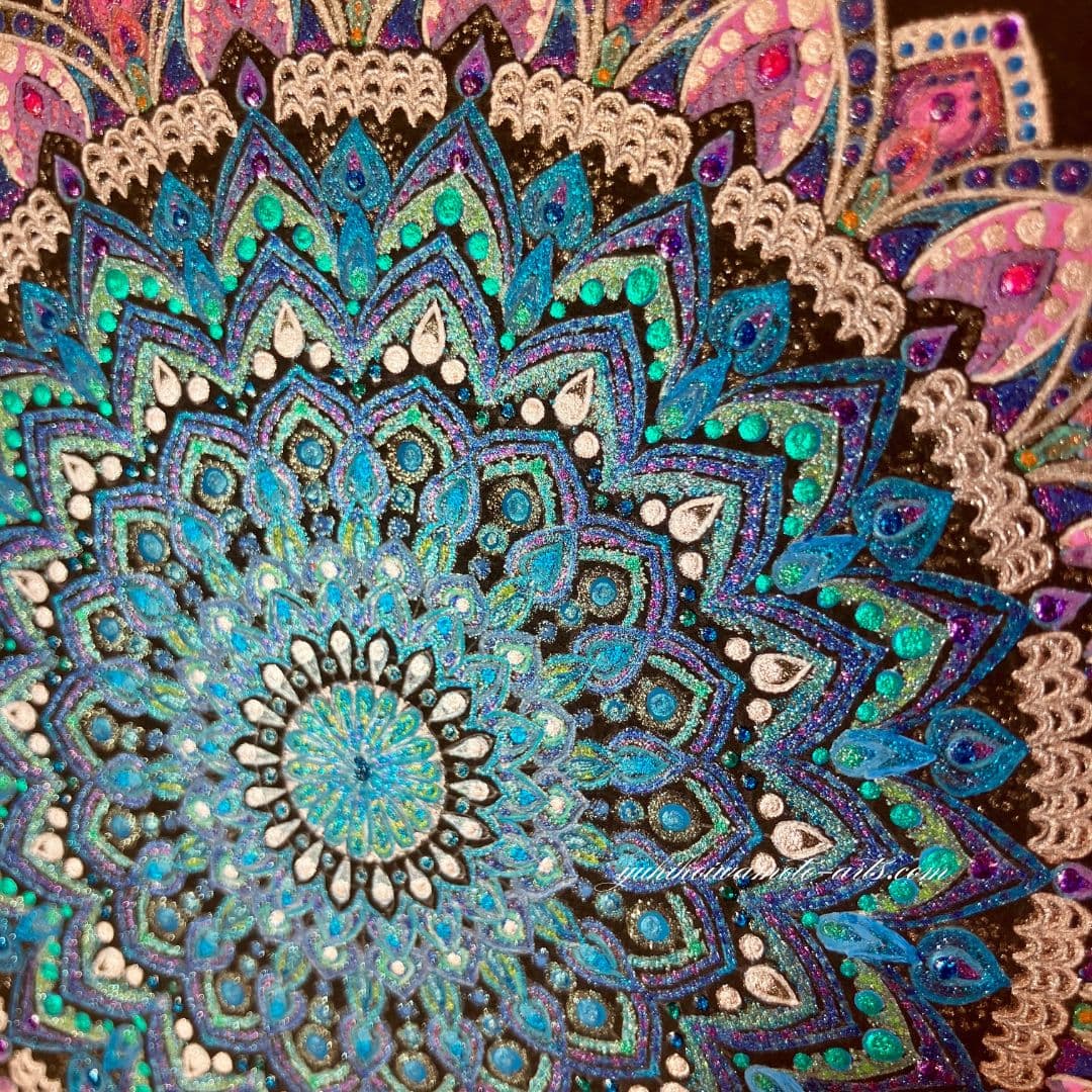 曼荼羅アート「煌き」｜Mandala art “Sparkle” | 幸運を呼ぶ曼荼羅