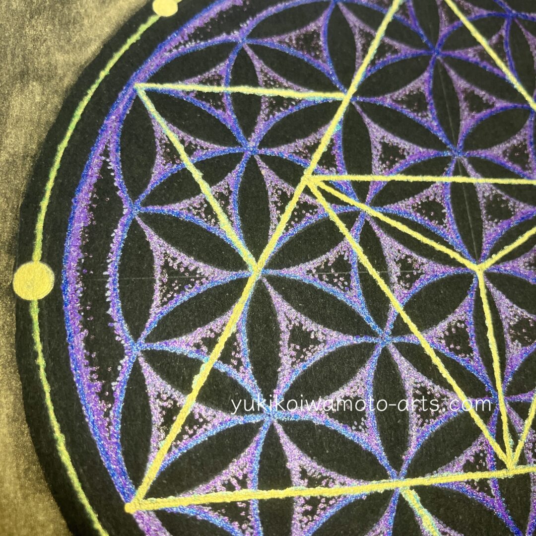 神聖幾何学】フラワーオブライフとマカバのコンビネーション「宇宙