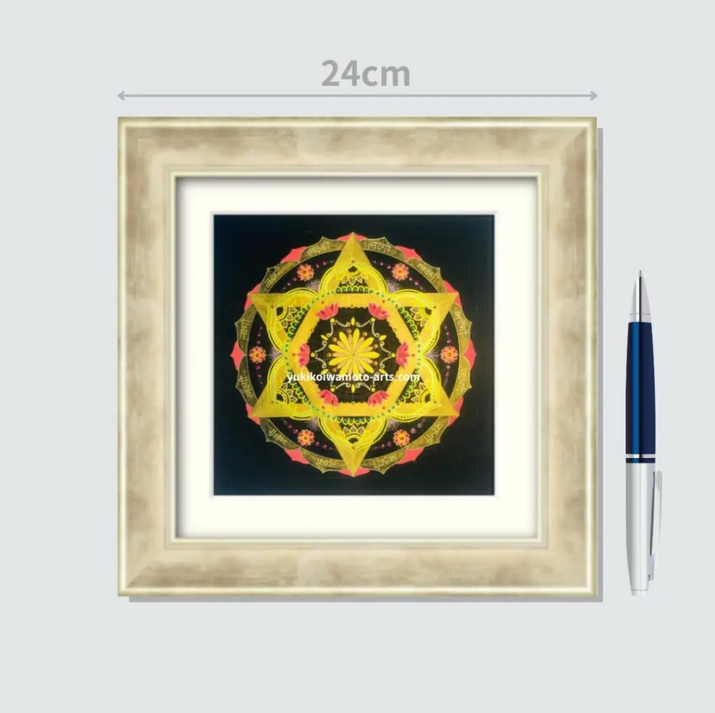 金運アップ】曼荼羅アート「繁栄」：ラクシュミー女神の神聖な