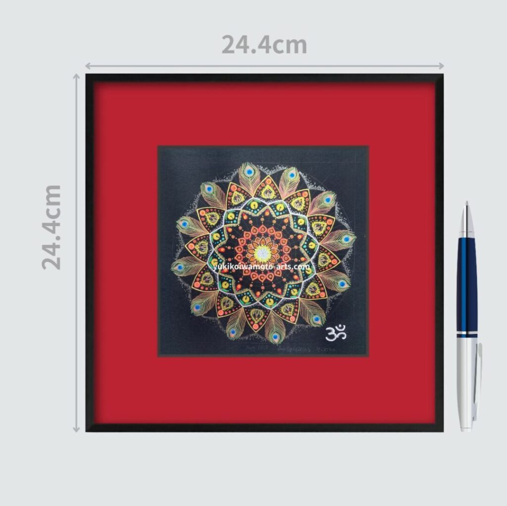 最高の金運厄除け】曼荼羅「吉兆」事業成功を呼ぶ赤と金の色彩