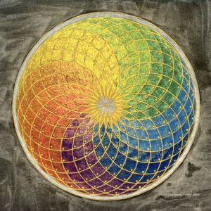 虹色神聖幾何学トーラス（完成形）