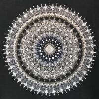 「感謝」 岩本幸子 曼荼羅アート作品「感謝」