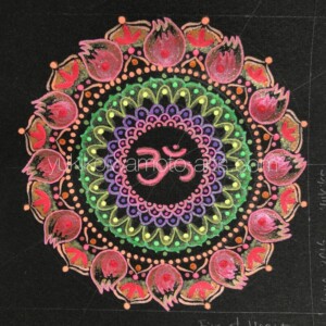 「ハートの炎」SOLD OUT 曼荼羅アート「ハートの炎」